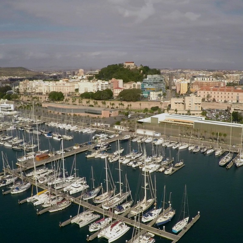 Vista aérea Yacht Port Cartagena