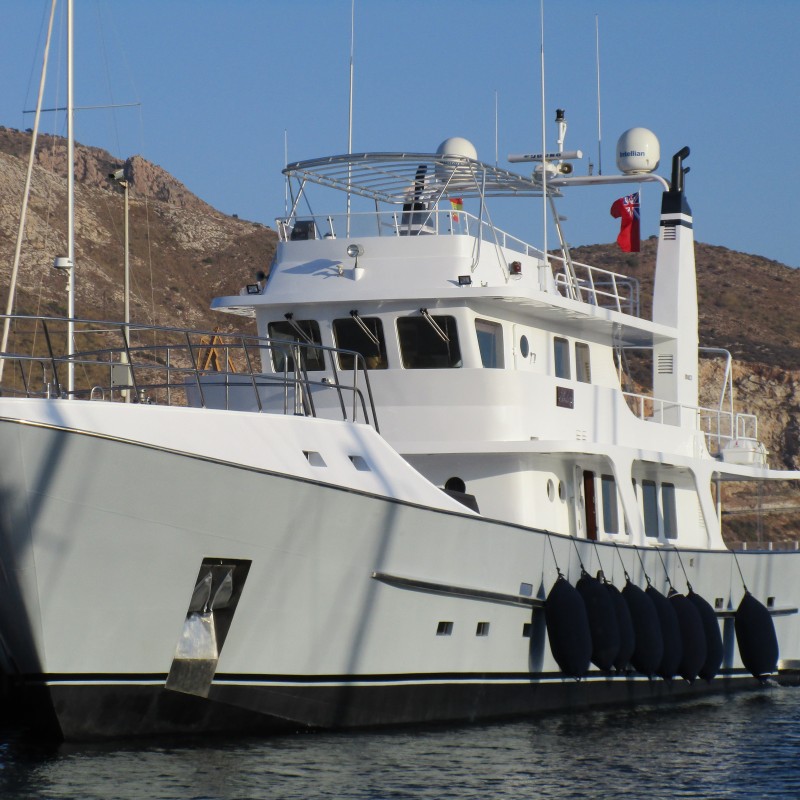Berth for M.Y in the Mediterranean